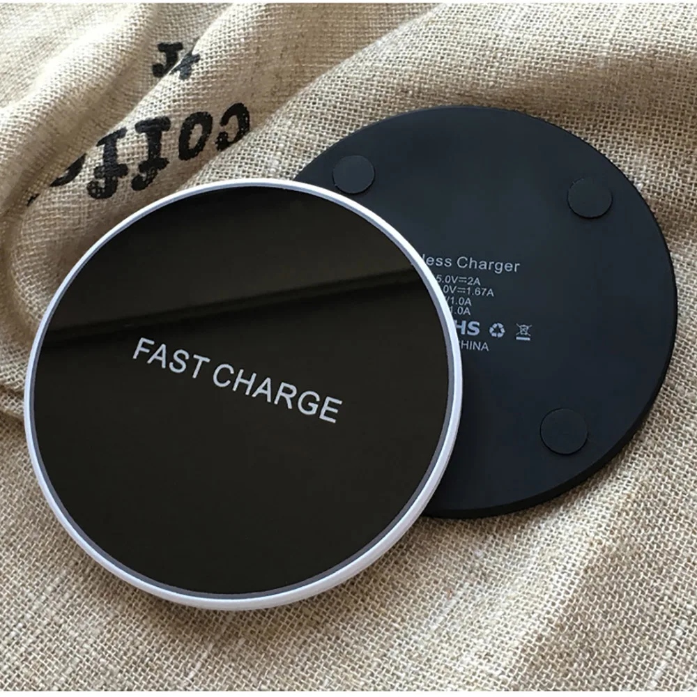 

10W Qi Wireless Charger for iPhone X/XS Max XR 8 Plus Visible Element Fast Wireless Charging pad for Samsung S8 S9/S9+ Huawei