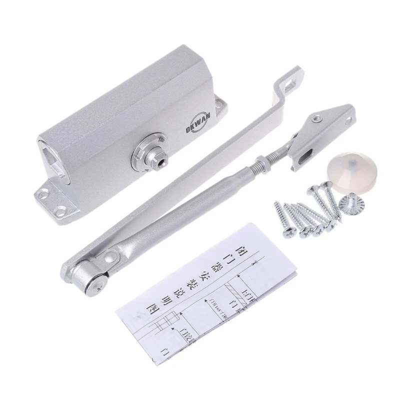 

2018 New Fireproofing Door Closer Security System Adjustable Latch Furniture Hardware automatic for stainless steel door A813