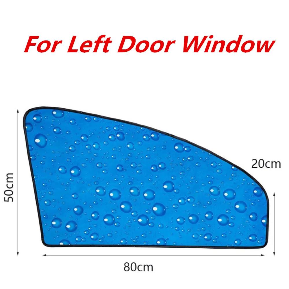 Автомобильный солнцезащитный тент для автомобиля, боковые оконные шторы, сетчатый солнцезащитный козырек, летняя защита, солнцезащитный козырек, автомобильный занавес, покрытие, автостайлинг, внешний АКК - Цвет: for left door window
