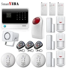 SmartYIBA SOS кнопка вызова беспроводная домашняя сигнализация G90B wi-fi домашняя сигнализация GPRS уведомление Push APP Удаленный просмотр и вызов