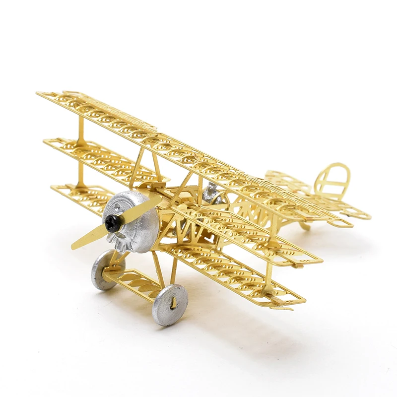 Fokker 박사. Fokker-Flugzeugwerke가 제작 한 3D 금속 어셈블리 에칭 모델 비행기 퍼즐 1 차 세계 대전 컬렉션 군사 장난감