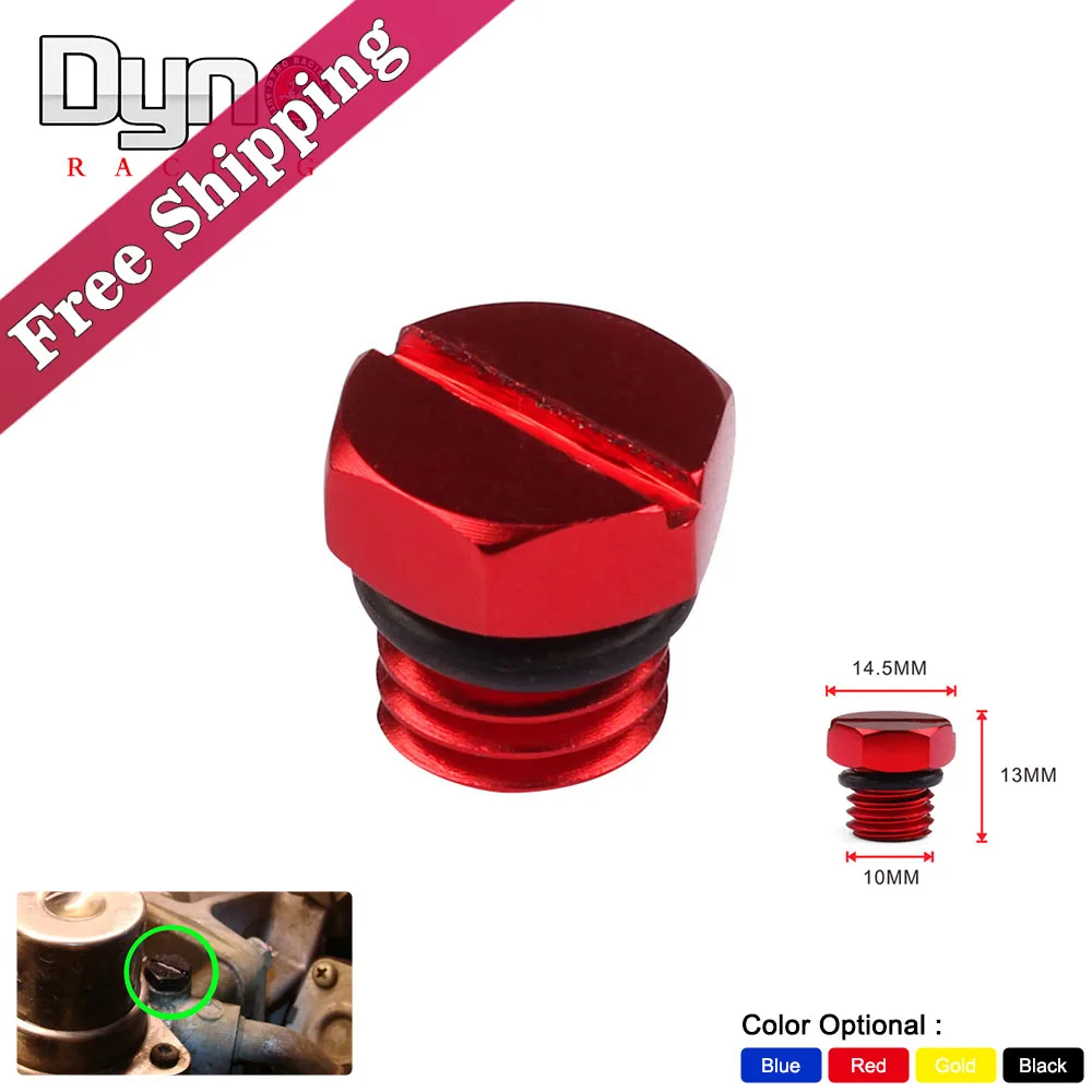 Free shipping BILLET AIR BLEEDER SCREW FUEL FILTER HOUSING 2001 2016