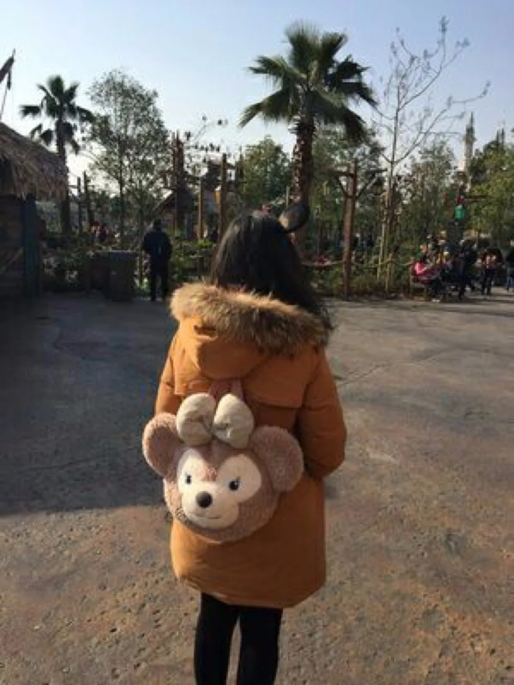 Аниме 45 см медведи duffy и Shelliemay мордочкой медвежонка плюшевая мягкая сумка с