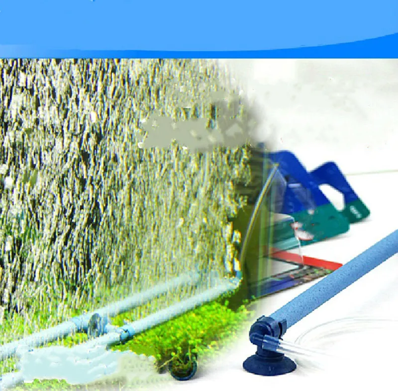 Аквариум Воздушный камень пузырь стены аэрационная трубка кислородный насос диффузор высокая эффективность и без загрязнения