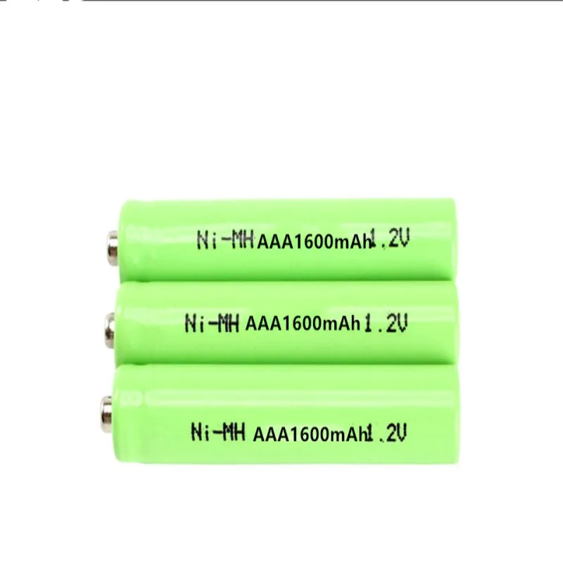 12 шт./лот 1600mAh AAA Ni-MH батареи 1,2 V аккумуляторная батарея Экологически чистые подходят для большинства электронных продуктов