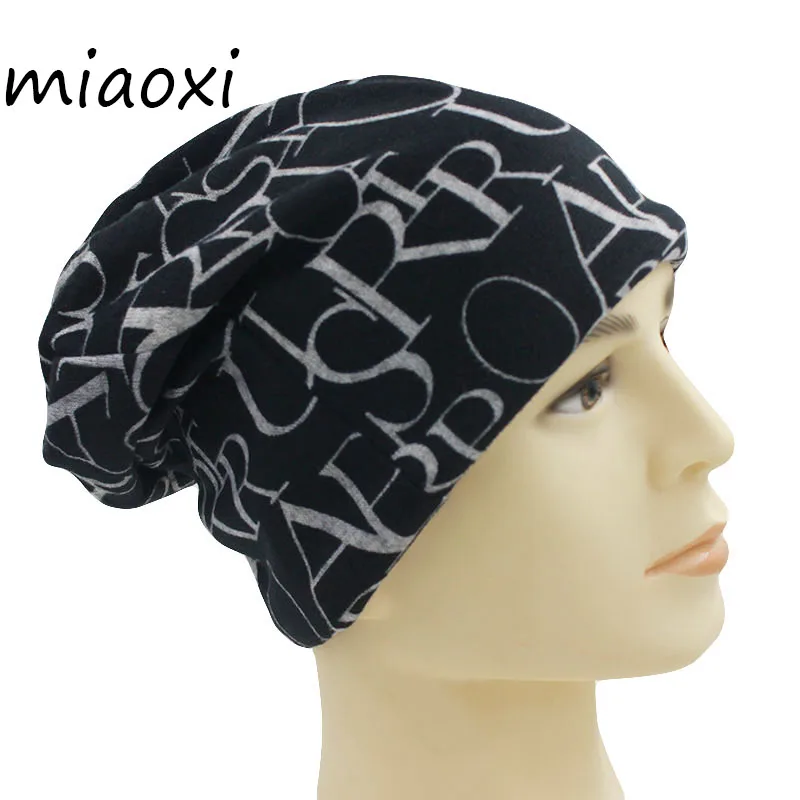 

miaoxi New Fashion Women Warm Autumn Caps For Girl 2 Used For Knitted Scarf Female Letter Beanies Gorro Hat Adult Solid Touca