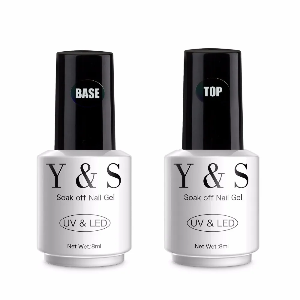 

Y&S Nail Gel Polish UV LED Gel 8ml Hot Sale Base Gel And Top Coat Foundation Gel Polish Long Lasting Nail Lacquer Perfect