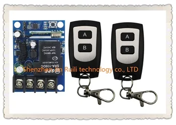 

New DC12--48V 12V 24V 36V 48V 1CH 10A RF Wireless Remote Control Switch System teleswitch 2*waterproof Transmitter + 1 *Receiver