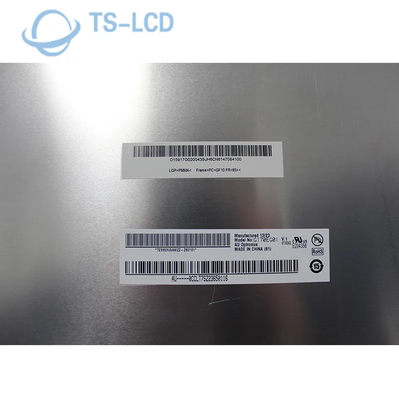 100% тестирование G170EG01 V1 Оригинал класса A + 17,0 "дюймовый a-Si TFT-LCD Панель один год гарантии