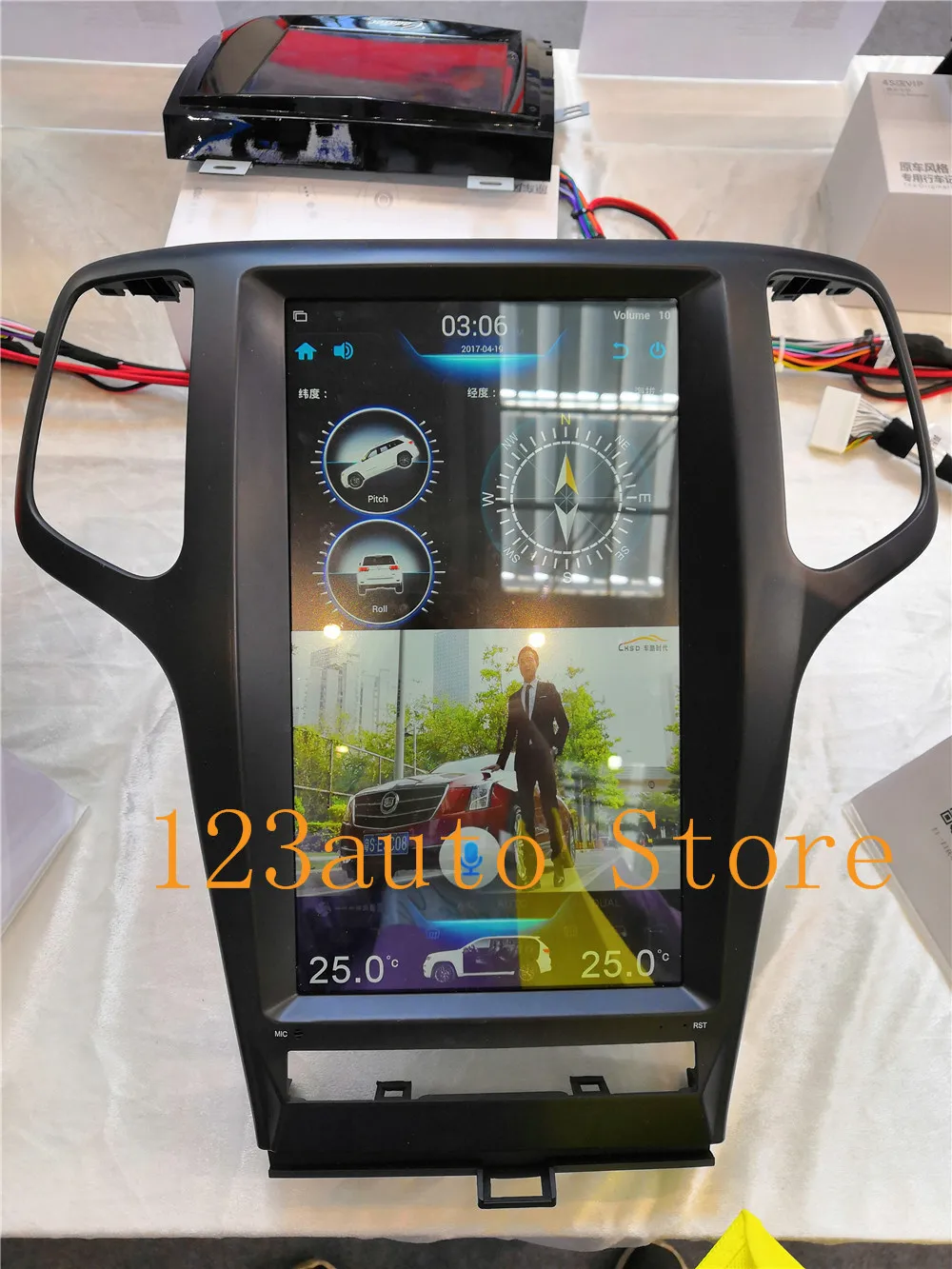 13 3 дюймов вертикальный экран Tesla стиль Android 8 1 автомобильный DVD gps плеер Радио