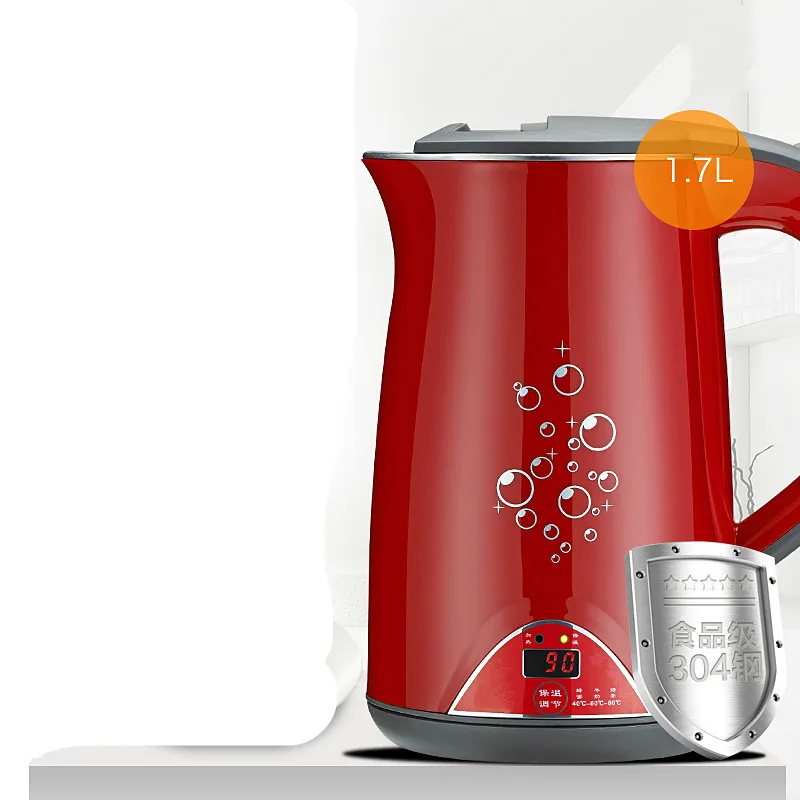 Stainless Steel Electric Kettle Double Insulation Automatic Power Off