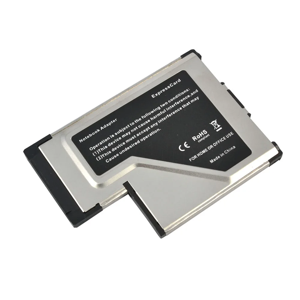 Kebidumei USB 3,0 PCI Express карта адаптер 5 Гбит/с двойной 3 порта 54 мм Слот PCMCIA USB3.0 концентратор внутри конвертер для ноутбука ноутбук