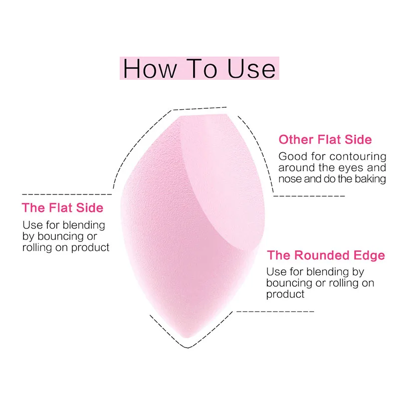Профессиональный спонж для Макияжа Косметический пуф для отбеливающий увлажняющий bb-крем составляют блендер мягкая губка для воды