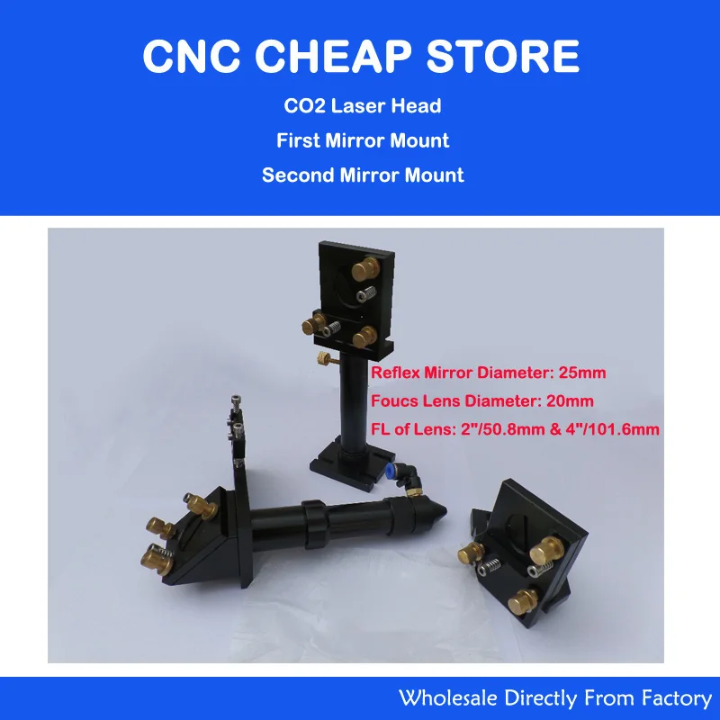 Laser Head Mirror Integrative Mount for co2 laser engraving cutting machine Laser Head Mirror Integrative Mount for co2 laser engraving cutting machine