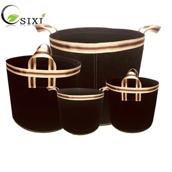 

5/10/20/30/40/65 Gallon Plants Grow Bag Non Woven Tree Fabric Pots Plant Pouch Root Vegetable Flower Planting Pot Container