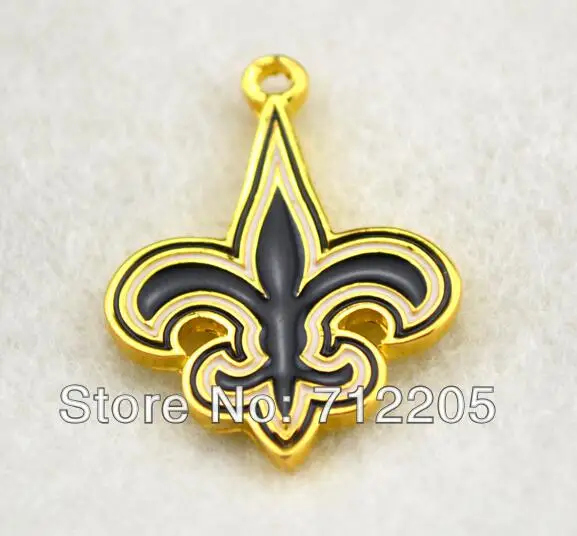 

10pcs a lot enamel gold charms sport jewelry accessory