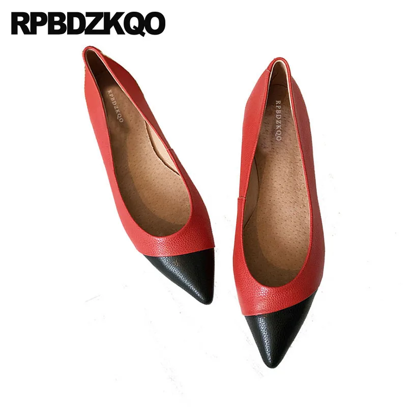 Dedo Diseñador Ladies Directa Rojo Vestido Hermosos Fábrica Zapatos Del Pisos Negro 2018 Trabajo Comfy China Punta Italiano De Resbalón Pie En Blanco Chino pzxw57x