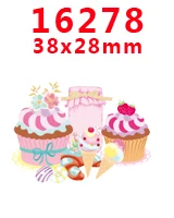 16278 30 шт мультфильм персонаж плоское украшение из смолы PR 15787 - Цвет: 16278
