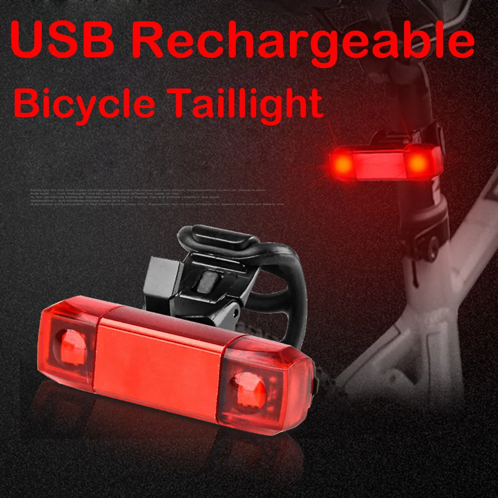 

Bicycle Light Led USB Rechargeable Bike Tail Light Bicycle Safety Cycling Warning Rear Lamp Bicycle Rear Light Bike Front Light