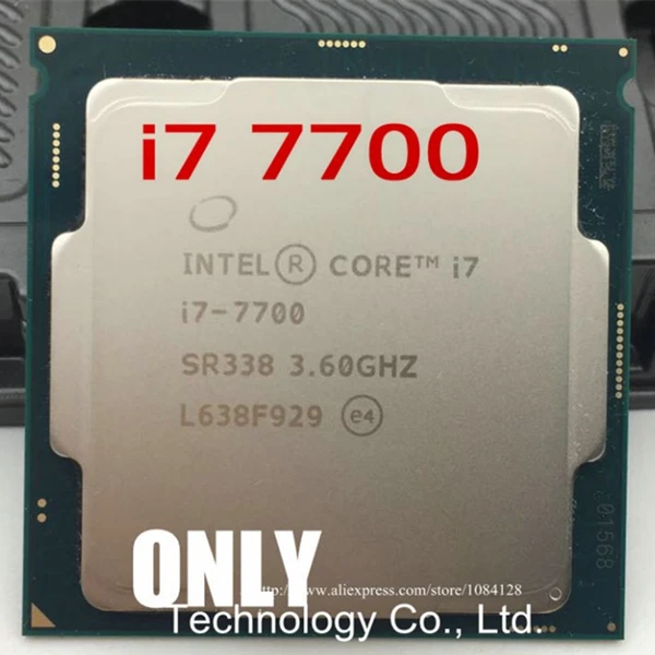 Четырехъядерный процессор Intel Core i7-7700 i7 7700 3,6 ГГц Восьмиядерный процессор 8M 65W LGA 1151