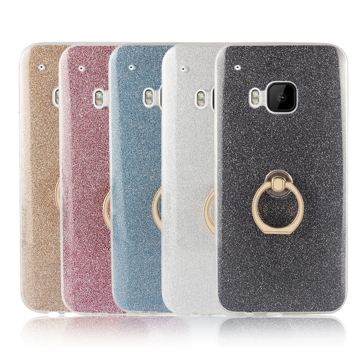 2017 Роскошные один M9 чехол для HTC ONEM9 флэш порошок хима M9s M 9e m9u палец пряжки ТПУ Cover