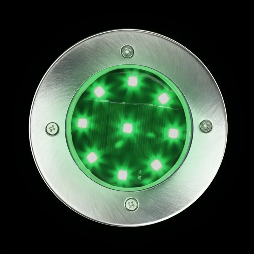 Underground Solar LED Outdoor Power Buried Light Under Ground Lamp Outdoor Path Way Garden Lawn Yard Outdoor Lighting 35NE3010