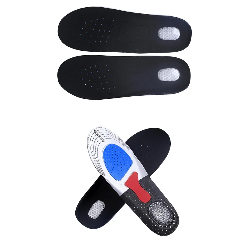 Unisex Outdoor Sports Pad Thickening Shock Absorption Basketball Football Shoes Pads Silicone Soft Insole