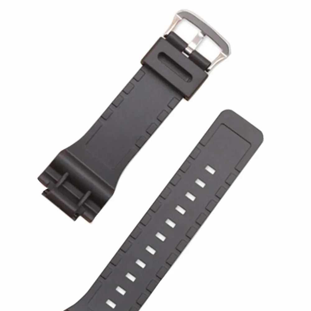 Смола ремешок силиконовый резиновый ремешок для часов браслет часы Смарт Браслет для casio AQ-S810W/AEQ-110W/W-735 28*18 мм часы-браслет