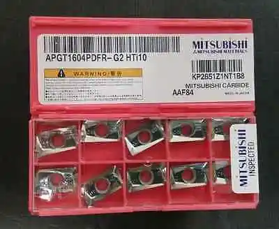 

DHL/EMS 2PCS NEW for Original factory APGT1604PDFR-G2 HTI10 Carbide Inserts 10PCS/Box -D1