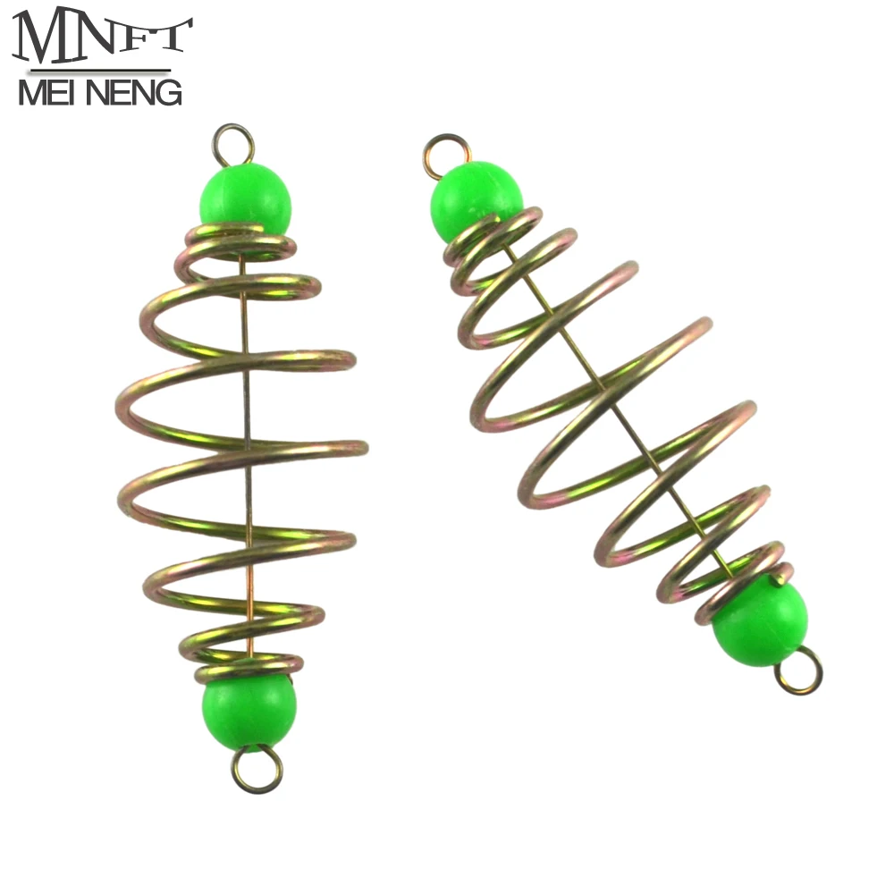 

MNFT 6PCS / LOT Spring Carp Fishing Feeder Coil Inline Method Coarse Fishing Tackle Bait Thrower 6cm