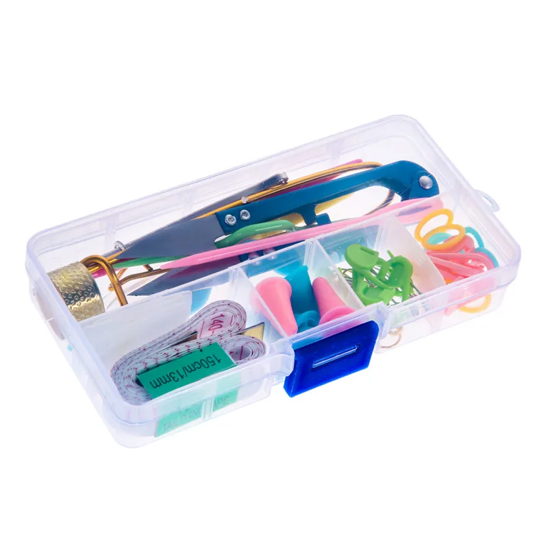 

1 Set Crochet Hook Set Knitting Tools DIY Weave Knitting Needles for Household Needlework Supplies With Case Box