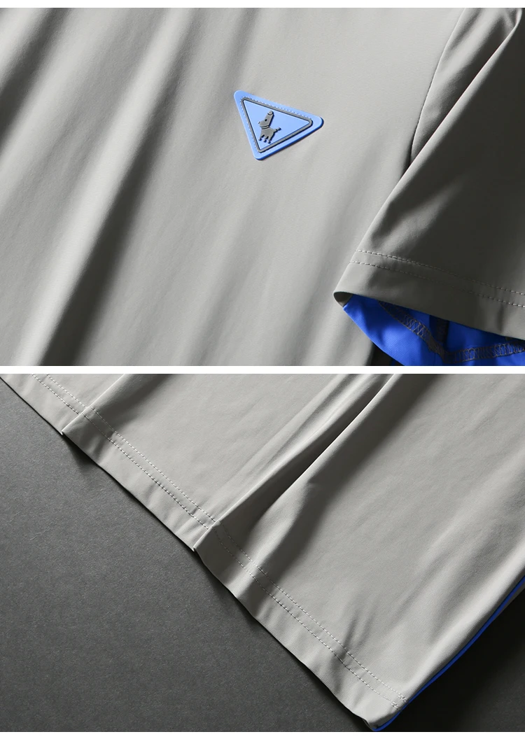 DIYLIVE Лето ультра-тонкий высокого класса из двух частей ice silk Быстросохнущий цветной тренд мужской тонкий повседневный спортивный костюм