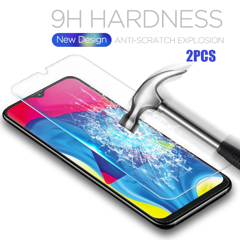 

2PCS Full Cover Tempered Glass For Samsung Galaxy M40 M30 M20 M10 Transparent Screen Protector Film For Samsung M 40 30 20 10 M