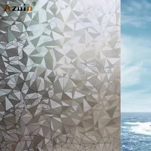 Декоративная самоклеящаяся оконная пленка, стеклянная пленка, фольга, без клея, статическая оконная пленка, наклейка, 3D лазерный геометрический узор