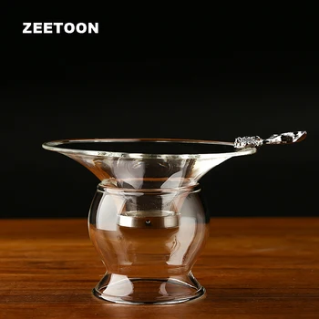 

Japanese Style Goldfish Transparent Tea Strainer Puer Tea Coffee Filter Heat-resistant Glass Kung Fu Tea Set Creative Home Decor