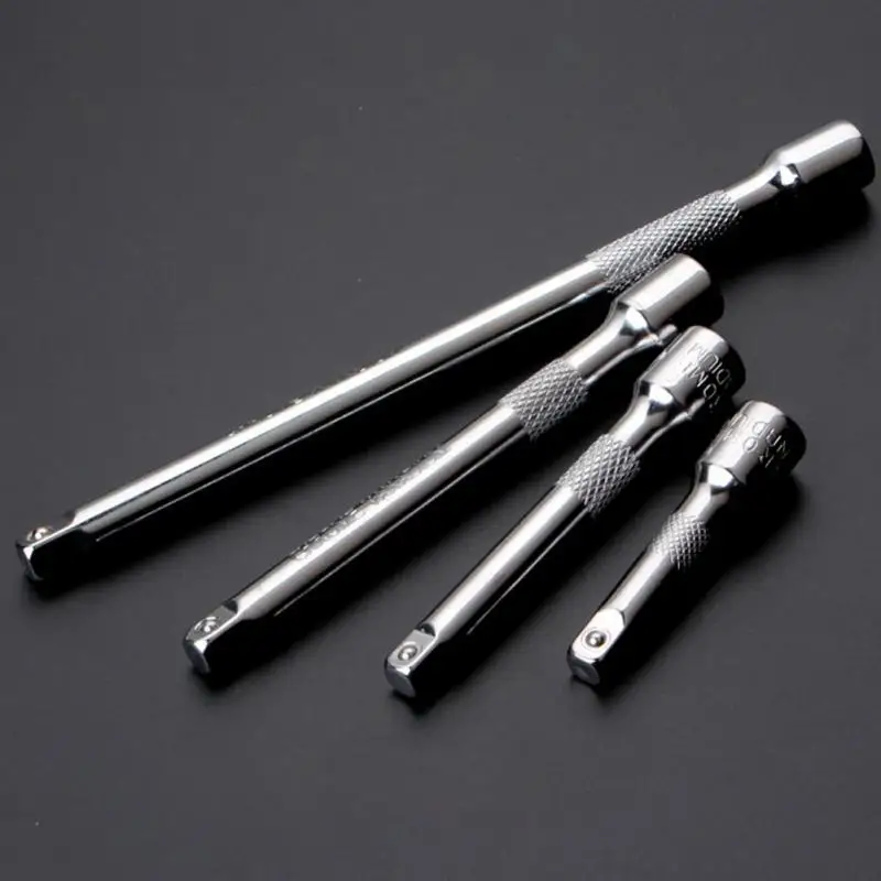 

4PCS/Set 360 Degree Top Ratchet Wrench Adapter Extension Bar Set Auto Repair Socket Extender 1/4 6.3mm Durable Hand Tools
