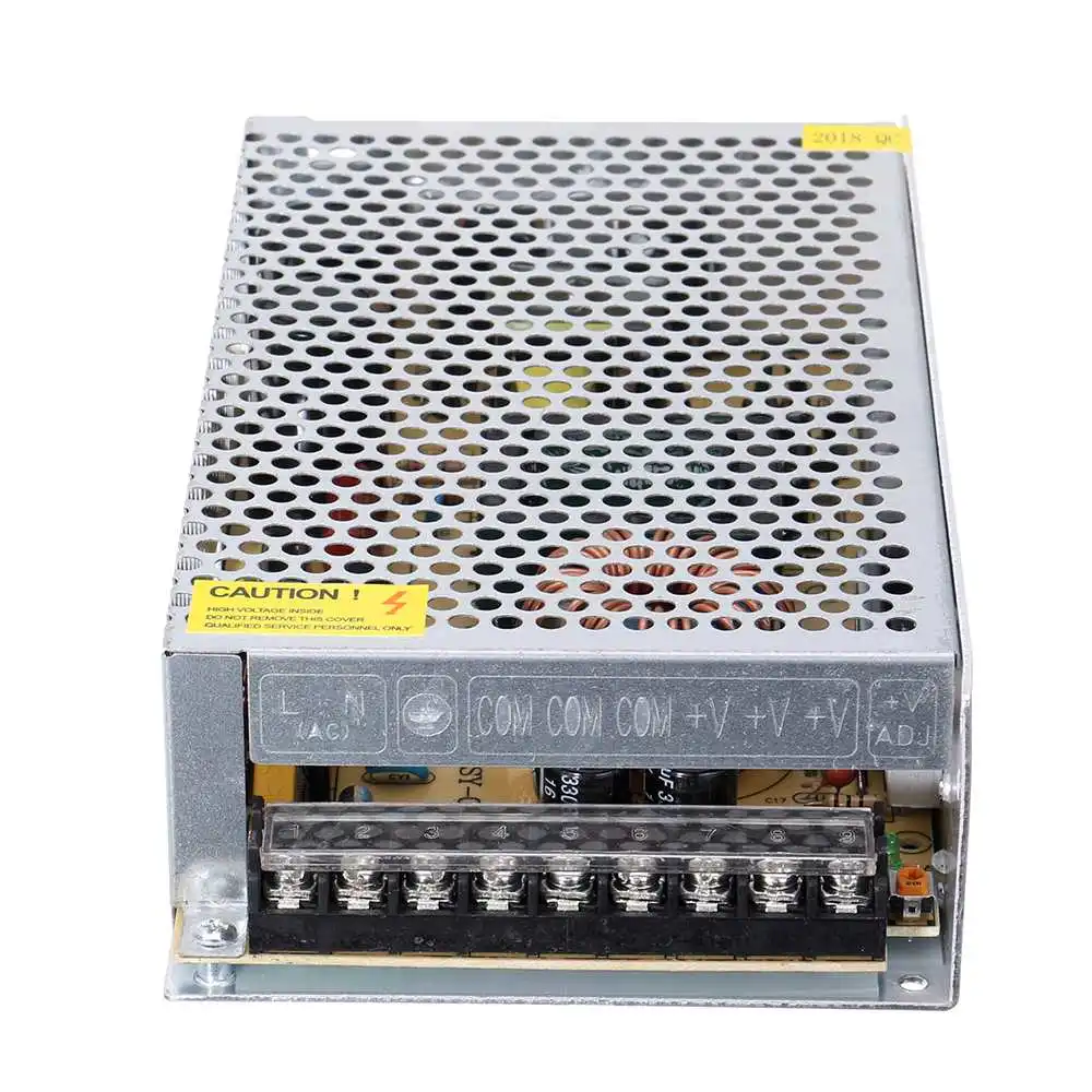 CLAITE 3 шт. импульсный источник питания AC110V/220 В к DC5V 40A 200 Вт трансформатор регулируется 200*110*50 мм