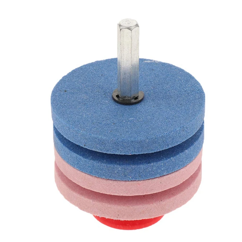 2Pcs 57Mm Lawn Mower Sharpener Faster Blade Sharpener Lawn Mower Universal Grinding Rotary Drill Cuts Lawnmower Blade Sharpene 2Pcs 57Mm Lawn Mower Sharpener Faster Blade Sharpener Lawn Mower Universal Grinding Rotary Drill Cuts Lawnmower Blade Sharpene