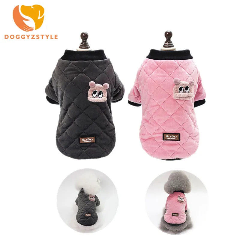 

Fashion Warm Pet Dog Clothes Cute Winter Coat Cotton Jackets for Small Dogs Pets Puppy Overalls Pug Outfits Clothing