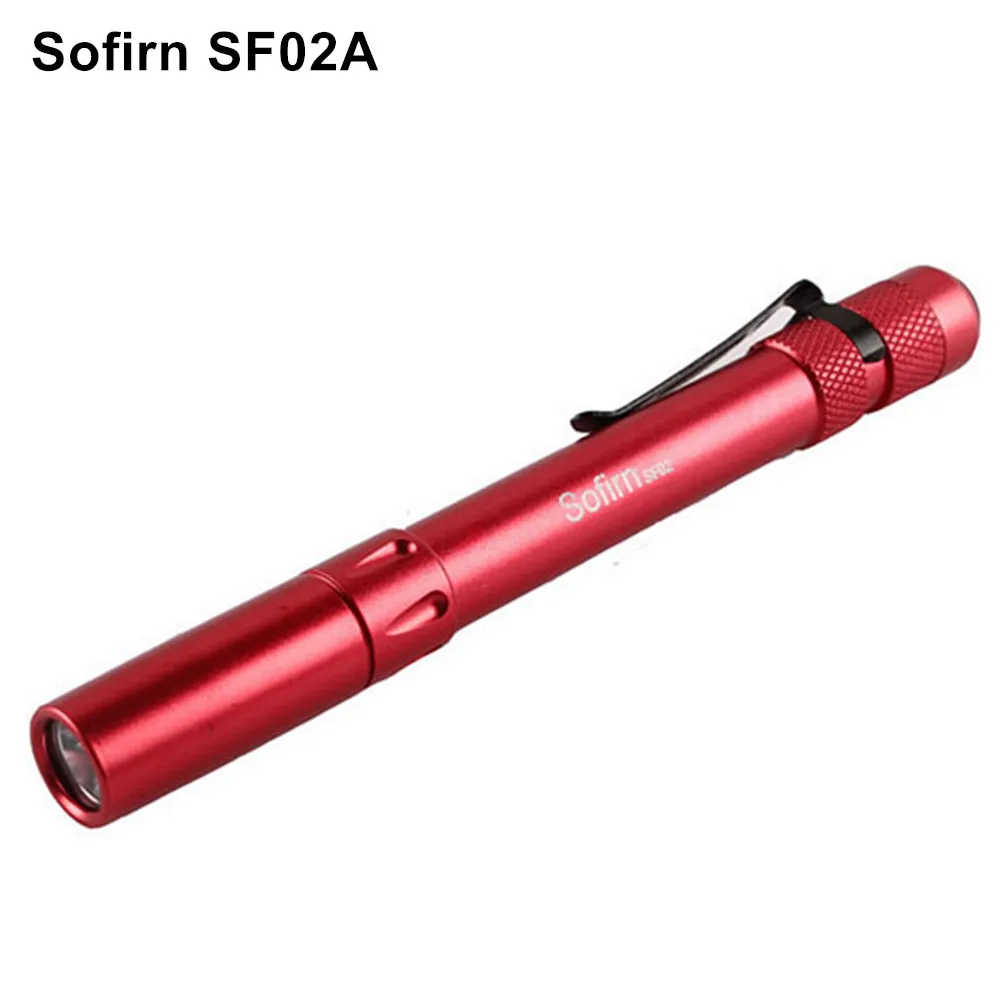 Sofirn SF02 ручка светильник мини светодиодный светильник-вспышка Cree XP-G2 240LM светодиодный светильник Карманный EDC светильник AAA зажим компактный светильник-вспышка Lanterna - Испускаемый цвет: red