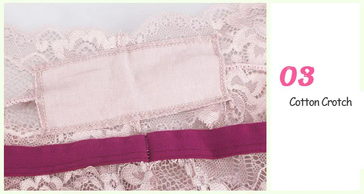 S-XL! Hot sale! l Women's Sexy Lace Panties Seamless Cotton Breathable Panty Hollow Briefs Plus Size Girls Underwear (23)