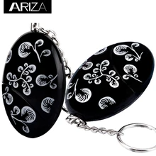 Waterproof self defense Personal Alarm Keychain Emergency keychain alarm Batteries Included Black printing