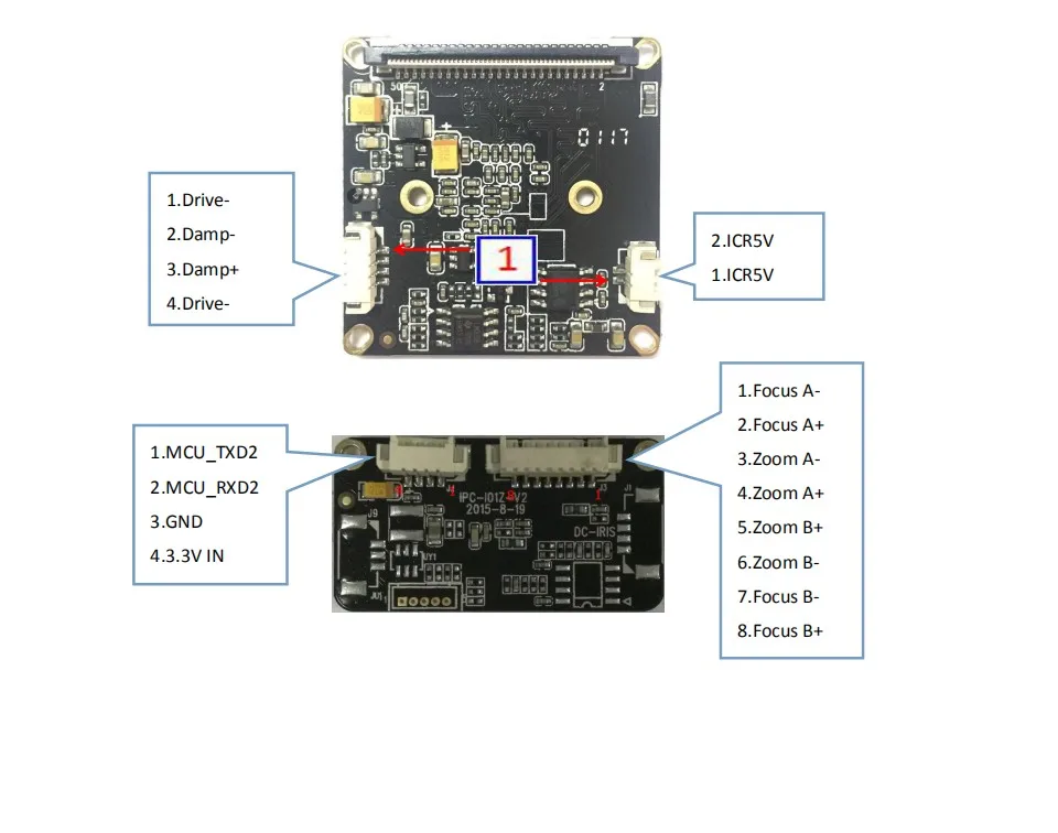 4 к 8MP IP камера модуль Starlight UHD IP PTZ Сеть CCTV камера Модуль платы 3X зум 3,6-11 мм Моторизованный объектив sony Onvif