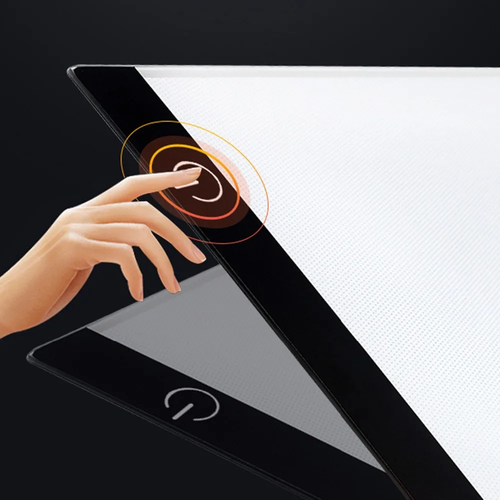 

2019 new diamond painting A4 LED lightpad Thin Art Drawing Board Light Box Tracing Writing Portable Electronic Tablet Pad