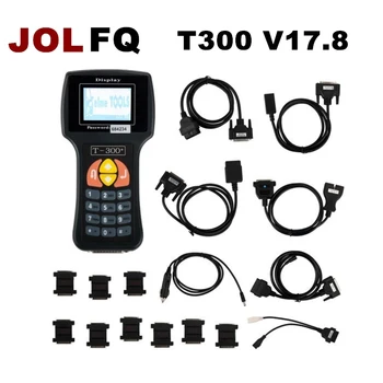 

T-CODE T300 Key Programmer V17.8 Professional Universal Auto Transponder Key Decoder T 300 Car Key Prog With English Or Spanish