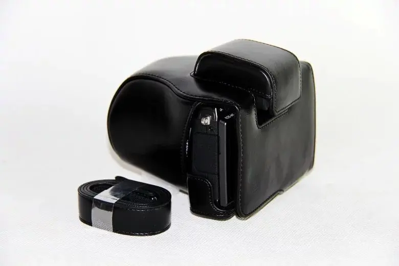 Новая сумка для камеры для Canon EOS M50 EOSM50 из искусственной кожи чехол для камеры с ремешком