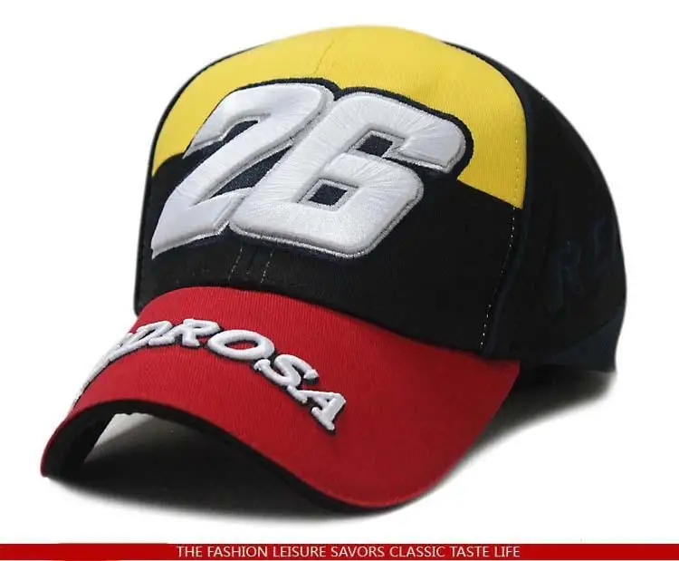 Dani Pedrosa 26 F1 Motocycle Gorras Racing Moto Gp Cap Baseball Hat Snapback Bone Hats Casquette Cappelli Dipper Caps - Baseball Caps AliExpress