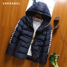 Varsanol толстые зимние куртки для Для мужчин парка теплые пальто Армейский зеленый зимняя куртка-парка на молнии пальто с капюшоном Повседневное хлопок Высокое качество