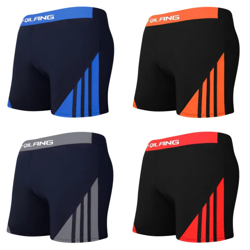 

Adult Nen's Swimming Shorts, Flat-Angle Fattening Loose and Comfortable Beach Pants Double-deck Swimming Trunks Swim Shorts