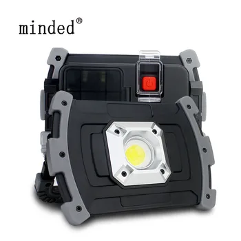 

20W Led Portable Spotlight COB Led Work Light USB Rechargeable 18650 Battery Outdoor Lampe For Hunting Camping Latern Flashlight